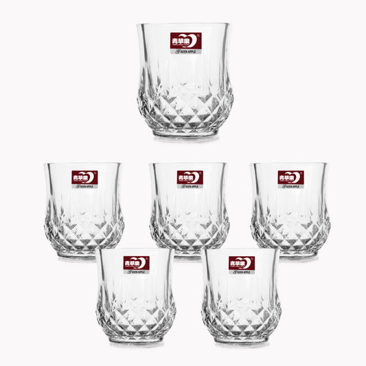 6-Piece 270mL High Quality Drinking Glasses Cup Glassware Whisky - Homeware Discounts