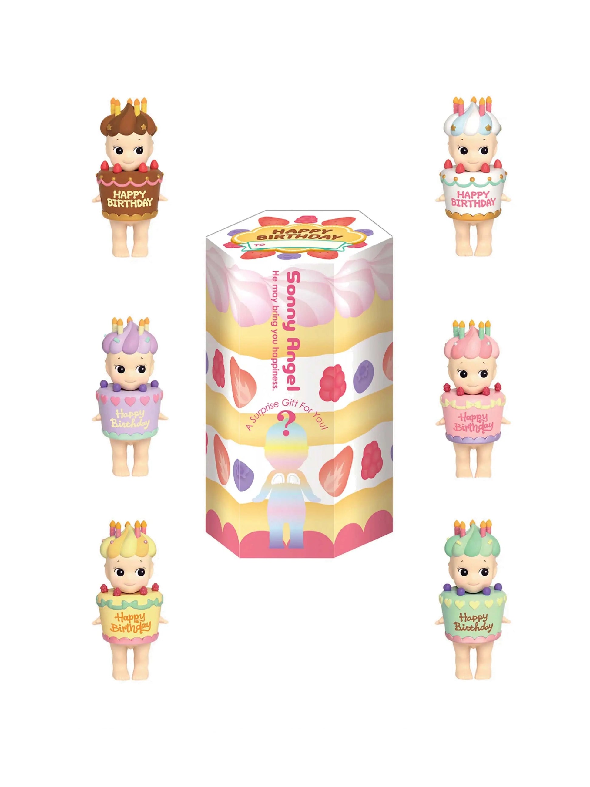 Sonny Angel Figure Happy Birthday Gift Theme - Homeware Discounts