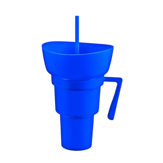 1L 32oz Reusable Cup Stadium Tumbler Snack Cup Bowl Multifunctional Cup - Blue - My Store
