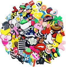 Mixed 25Pcs Random Cartoon Cute PVC Shoe Charms Decor For Croc Clogs