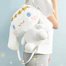 30cm Cinnamoroll Plush Backpack Kawaii Plush Messenger Bag Birthday Gift For Kids Girls
