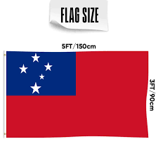 Large Samoa Samoan Flag Heavy Duty Outdoor 90 X 150 CM - 3ft x 5ft