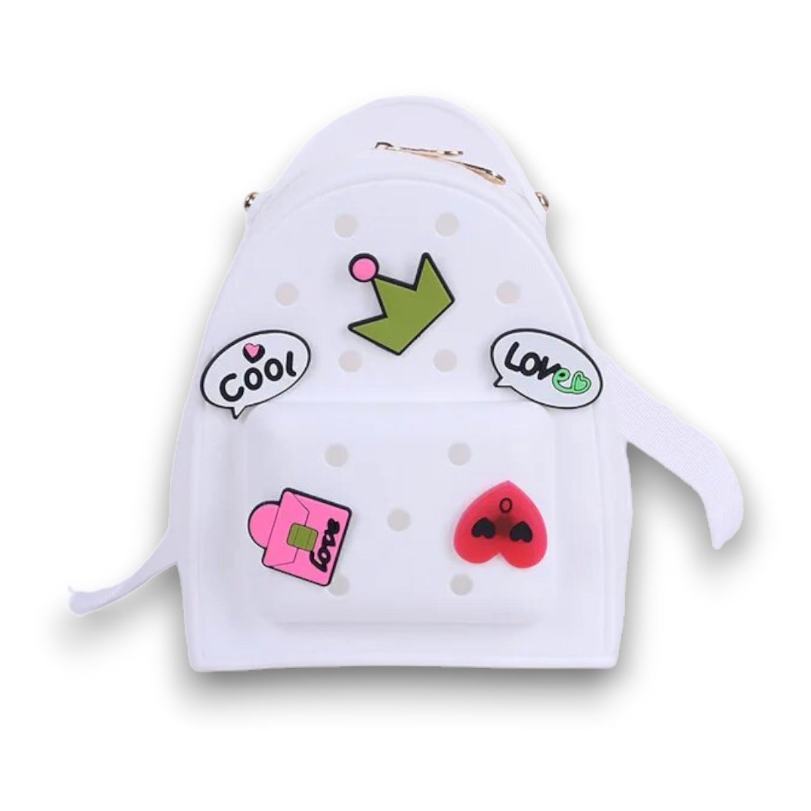 Waterproof Mini Silicone Croc shoe Charms Backpack bag - Homeware Discounts