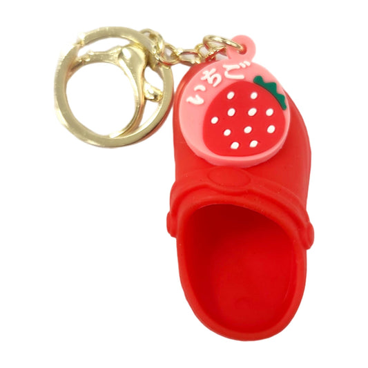 Strawberry Shoe Kids Key Chain Keyring - Homeware Discounts