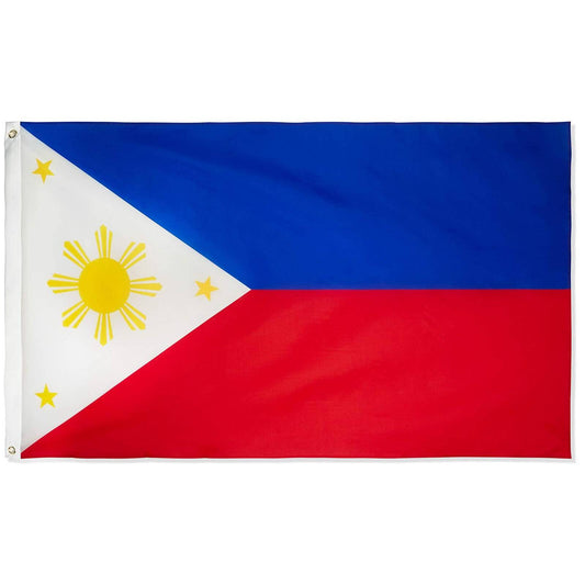 Large Philippines Filipino Flag Heavy Duty Outdoor 90 X 150 CM - 3ft x 5ft
