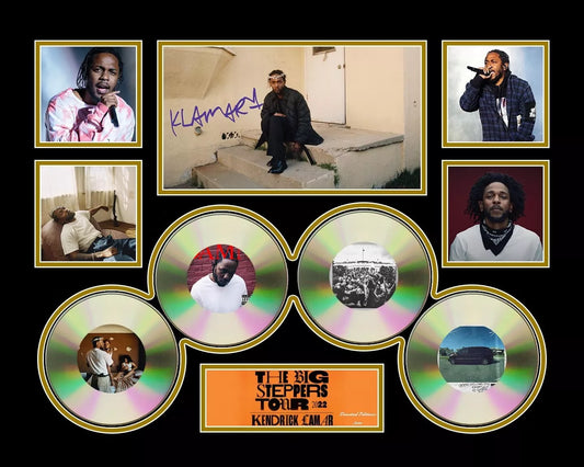 KENDRICK LAMAR 2022 AUSTRALIA THE BIG STEPPERS TOUR Signed Limited Edition Photo Memorabilia Wooden Frame